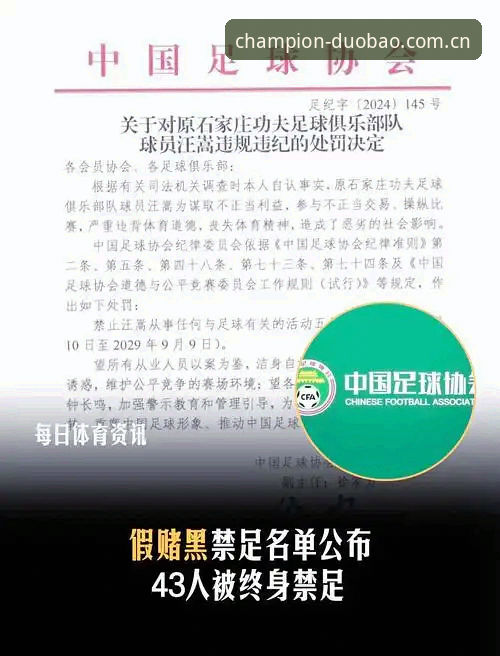 多宝体育怎么下载 足协第三批禁足名单解读:实用指南助你了解中国足球反腐风暴